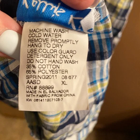 Excellent used condition Vintage Kelly’s Kids plaid dress size XL - Picture 8 of 8